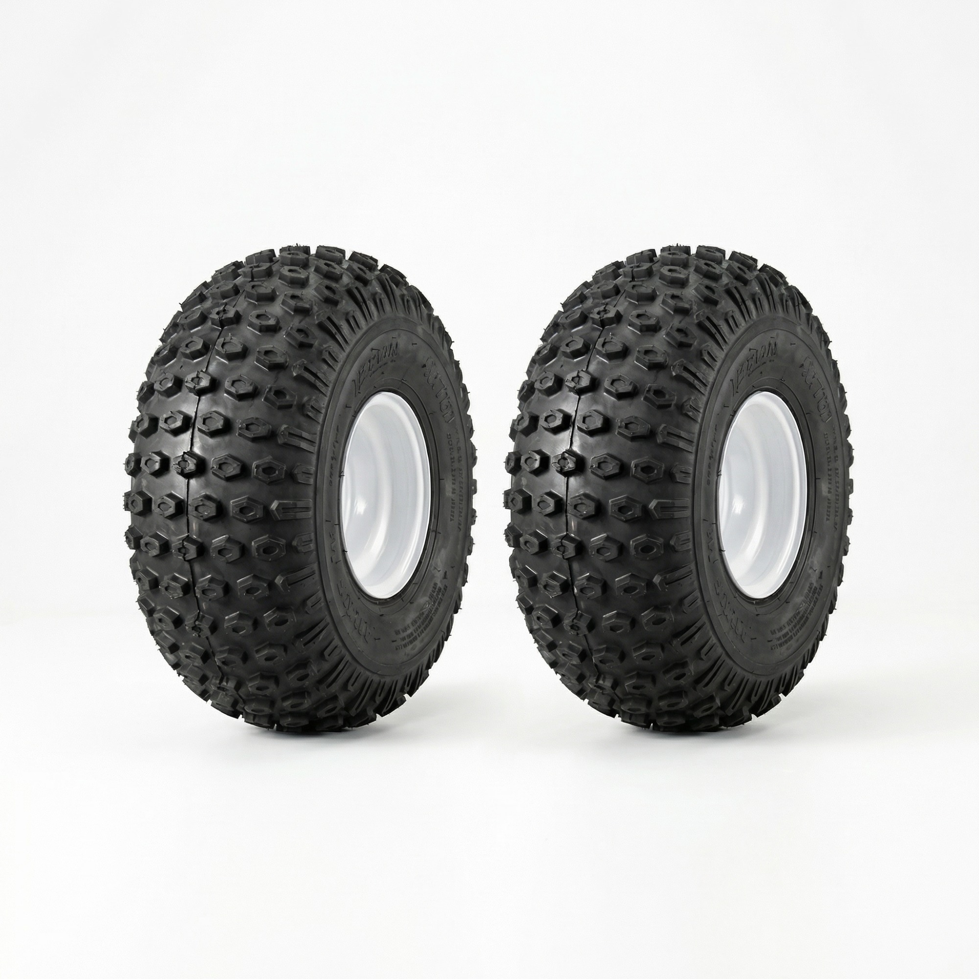 Kenda, Scorpion ATV Tire & Wheel 22X11.00-8, 4 hole (2-Pack), Tire Diameter 21.7 in, Model# DM1108-2S-W-2PK